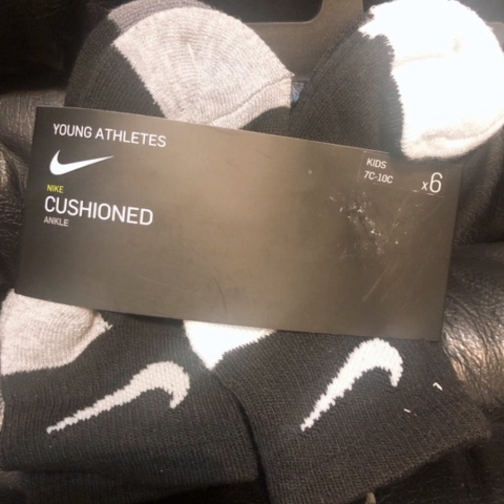 Nike Cushioned Ankle Socks, Young Adults 7c-10c